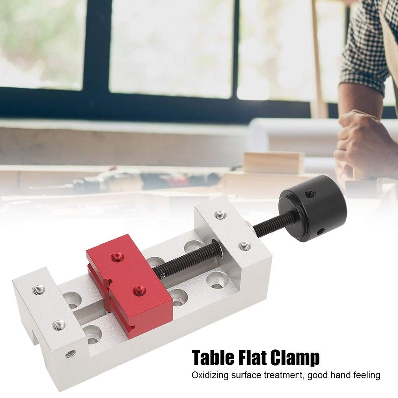 Mini Bench Clamp Flat Table Vice, Small Flat Clamp Tabletop