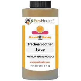 PawHealer Hound Honey: Trachea Soother Syrup - 150 ml (5 fl oz) - Natural Herbal Remedy for Symptoms of Collapsed Trachea - Tastes Good - Easy to Administer…