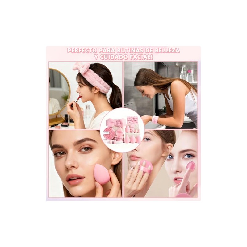 20 Piezas Set de Herramientas de Maquillaje Profesional