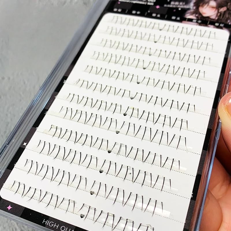 Lower Eyelashes, Cute, 3D Look, Partial False Eyelashes, With Glue,