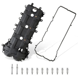 MITZONE Valve Cover Left Side compatible with 2011-2020 Dodge Chrysler Jeep RAM 3.2L 3.6L V6 Vehicles - Grand Cherokee Wrangler Journey Grand Caravan Town Country 1500 Replaces 5184069AN