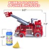 ArtCreativity Fire Truck Toy with Bubble Blowing Action – Fun