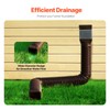 VEVOR HC3003G2 Rain 2-Pack Flexible Downspout, Spout Drain Extendable from