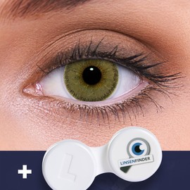 LENZOTICA Classic Braun, -0.75 Dioptrien, DIA 14.00, Monatslinsen, 2 Stück (1 Paar)