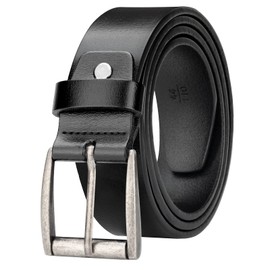 taffeta alley Genuine Leather Belt,Leather Waist Belt,Mens Black Leather Dress Belt,Leather Baseball Belt, Leather Duty Belt