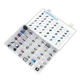 37 in 1 Sensor Modules Kit with Tutorial, Electronic Sensor Starter Beginners Kit Compatible with Arduino Raspberry pi