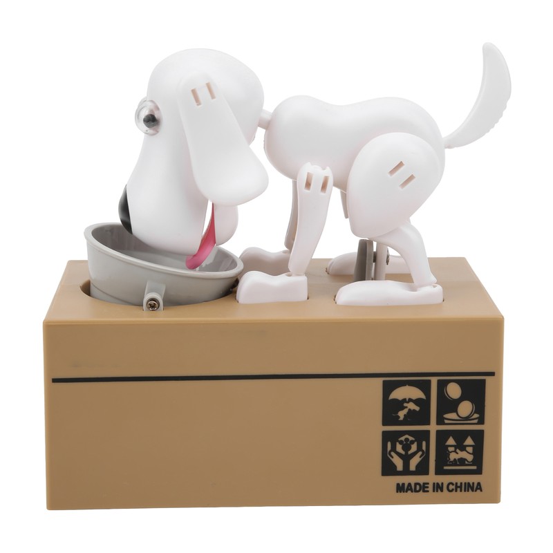 Saving Pot Electronic Money Box Robotic Dog Coin Bank Automatic