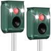 Cat Repellent Outdoor 2 Pack, Solar Animal Repeller Ultrasonic with