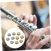 Levemolo 10pcs Flute Open Hole Key Plugs for Musicians Portable