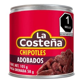 Chiles Chipotles Adobados 105 G La Costeña