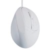 Nakabayashi MUS-UKF208W Digio2 Ergonomic Mouse, 5 Buttons, BlueLED, White