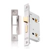 XFORT® Polished Chrome Bathroom Lock 65mm for Internal Wooden Doors,