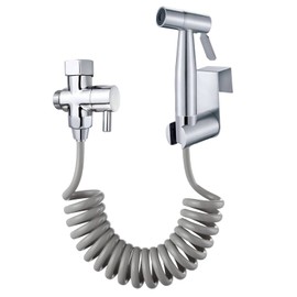 Handheld Bidet Sprayer Toilet Kit - Water tank hook and 59in ABS Flexible Telescopic Shower Hose
