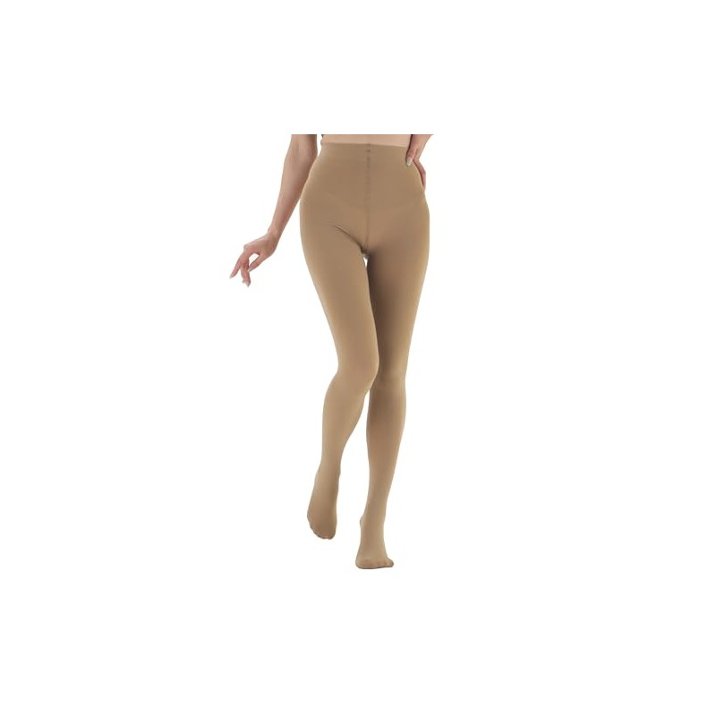 EVERSWE Women's Super Opaque Microfiber Tights 120D (Nude,M/L)