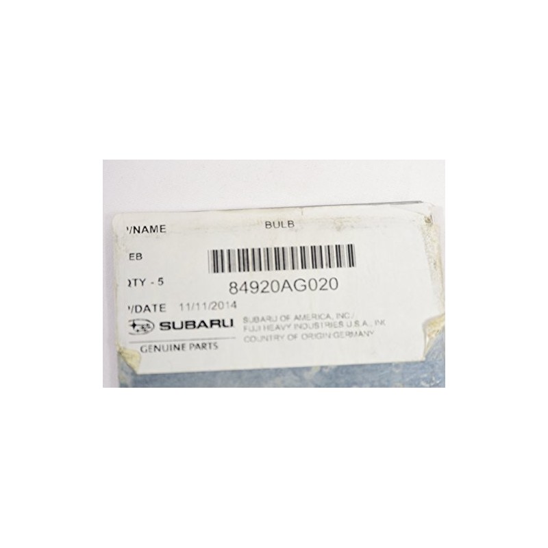 Subaru 84920AG020 Bulb Head and Fog Light H7