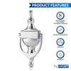 XFORT Door Knocker Polished Chrome, Victorian Urn Door Knockers for
