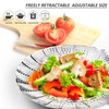 SVUPUE Steamer Insert, Diameter 20 cm, Vegetable Steamer, Stainless Steel