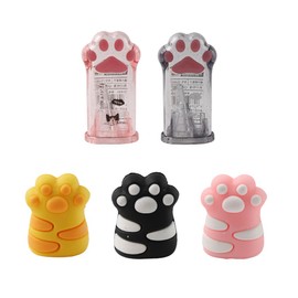 SHIDXIB 5Pcs Adorable Cat Claw Sharpener Creative Heart-Shaped Design for Stationery Lovers