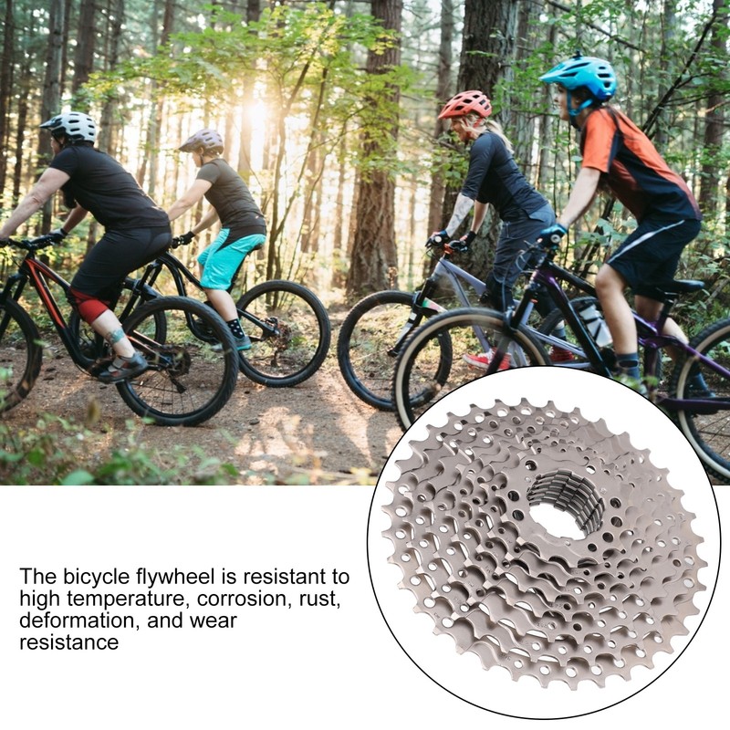 BOLANY Mountain Bike 9 Speed Freewheel Bicycle 11‑36T Cassette Flywheel