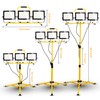 30000 Lumen Work Lights with Stand, 300W Three Head LED