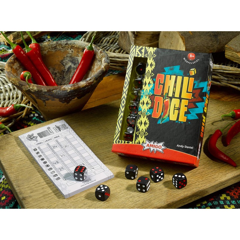 Amigo Spiel + Freizeit 02000 Chili Dice Game (German Text)