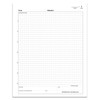 BookFactory Scientific Notebook/Scientific Lab Note Book - 96 Pages (.25''