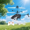 USB Rechargeable Mini RC Helicopter | 21cm Crash-Proof Design, LED