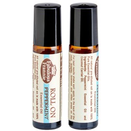Fabulous Frannie Peppermint Essential Oil Roll-On 10 ml Made with Pure Essential Oil | Fabulous Frannie