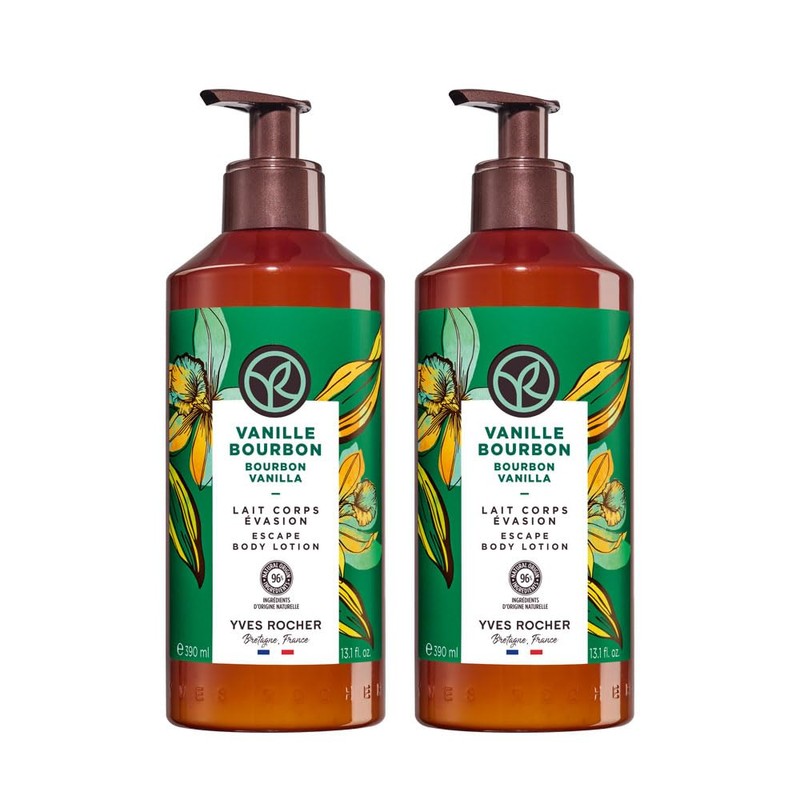 Yves Rocher Kit (Set) de 2 Cremas Corporales Fluidas e