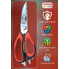 The Kosher Cook Meat Red Kitchen Shears Heavy Duty Scissors