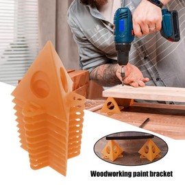 Pack of 10 Painting Pyramid Stands, Pyramid Stands Made of ABS Plastic, Mini Cone Paint Stands, Suppliers for Paint Casting for Painters, Raised Canvas Stands, Robust Construction