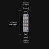 GrandviewTM 10 X 44mm(1.73") 12-SMD 1210 3528 Chip Rigid Loop