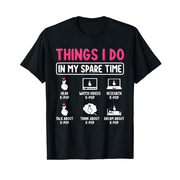 Things I Do in My Spare Time Kpop Merch K-pop