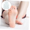 Baluue 60pcs Podoschisis Stickers Moisturizing Heel Stickers for Cracked Dry