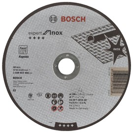 Bosch 2608603406 Expert for INOX-Rapido Straight Cutting disc