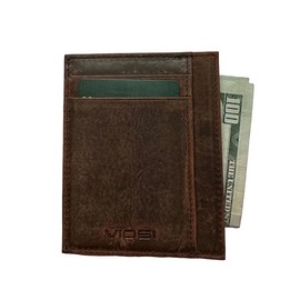 VIOSI Brown, Pocket Wallet RFID Blocking Thin Leather Card Case