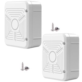 CTXSumTec 2-Pack 4.5" Square Security Camera Junction Box Mouting Bracket, Universal Junction Outlet Box Mount Hide Cable Junction Box for CCTV Surveillance Camera Bullet Dome Camera