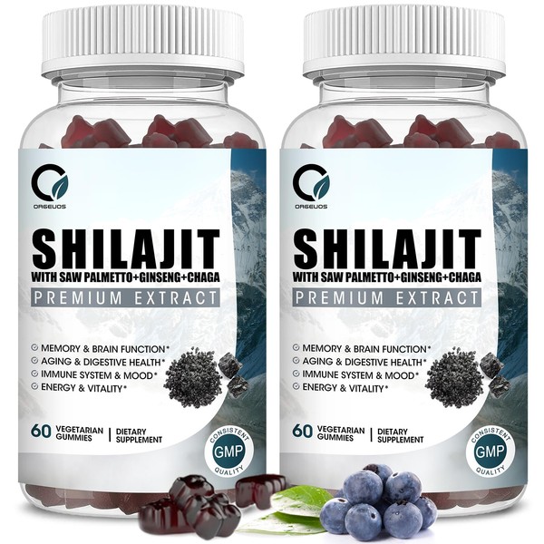 ORGEUOS ORGEUOS Himalayan Shilajit Gummies with 85+ Trace Minerals &