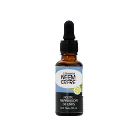 Aceite reparador de uñas dañadas de NEEM Orgánico TEA TREE y Extracto Oleoso de Toronja - Azadiractina - Natural Vegano Biodegradable - Ayuda a recuperar el tono natural de las uñas - 30 ml 1.01 fl. oz- Bienestar Neem Erfre (Individual)