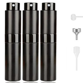 RUZAR 8ml Perfume Atomizer,3 pcs Perfume Travel Refillable Bottle, Empty Cologne Travel Bottle, Atomizer Sprayer For Perfume
