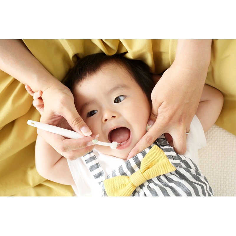 Pigeon Parent-Child Baby Teeth Care, Gel Toothpaste, Grape Flavor, 1.4