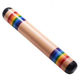 13.8 Inch Rain Stick, Wooden Rain Maker Rattle Shaker Rainfall Tube, Musical Sensory Auditory Development Instrument for Babies, Toddlers and Kids