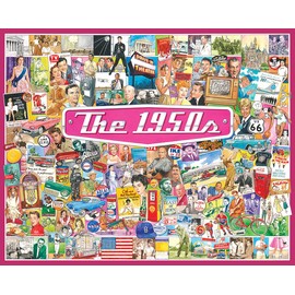 White Mountain Puzzles The 1950s - 1000 Piece Jigsaw Puzzle