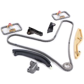AUCERAMIC 90738S Timing Chain Kit Fit for 11-14 FORD Edge, Explorer, F-150, Flex, Mustang, Taurus; for LINCOLN MKT MKX MKS MKZ; 3.5L/3.7L V6 DOHC #AT4Z6268A