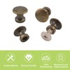 UFURMATE Mini Cabinet Knobs, 18PCS Zinc Alloy Single Hole Pull