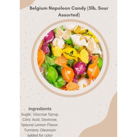 Nuts To You Belgium Napoleon Candy (5lb, Sour Assorted)