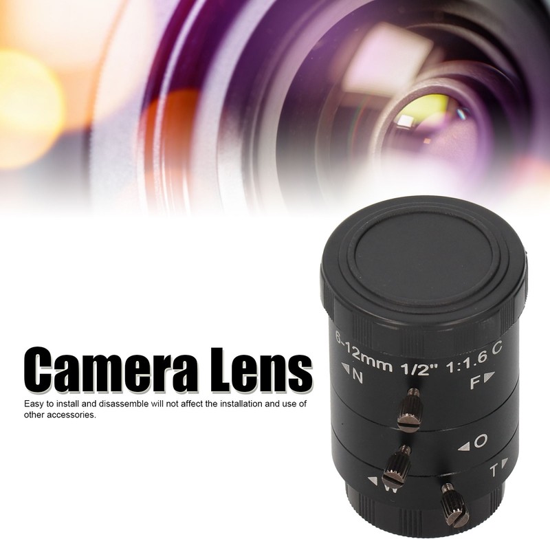KP0612 3MP 612mm High Definition CMount Camera Lens Zoom Industrial