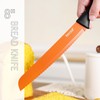 hecef 13 Pieces Kitchen Knife Set with Built-in Sharpening Wooden