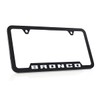 Ford Bronco UV Printed License Plate Frame - White