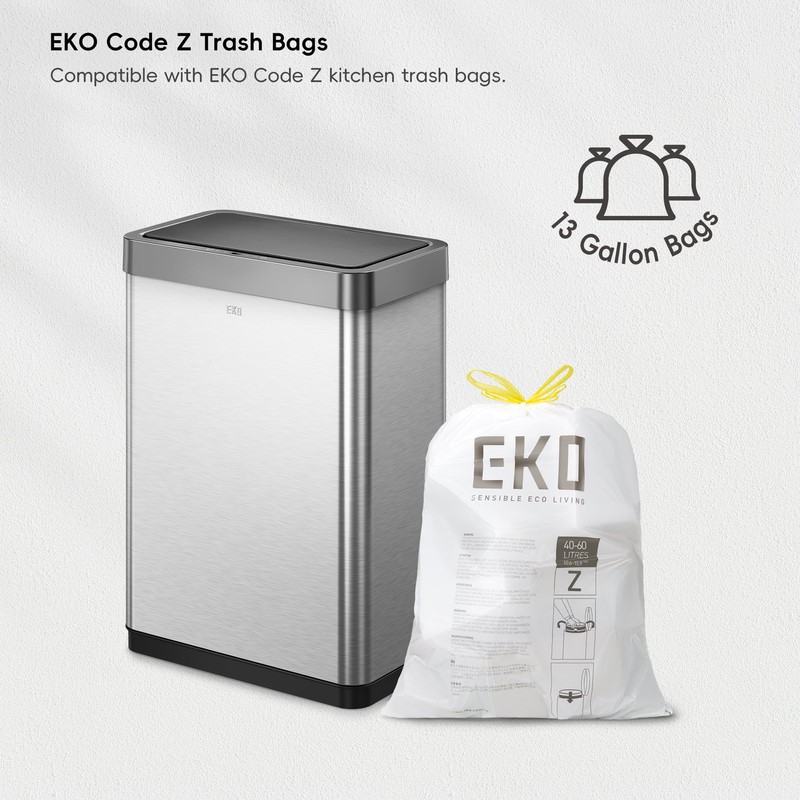 EKO Mirage-X 47 Liter / 12.4 Gallon Touchless Rectangular Motion